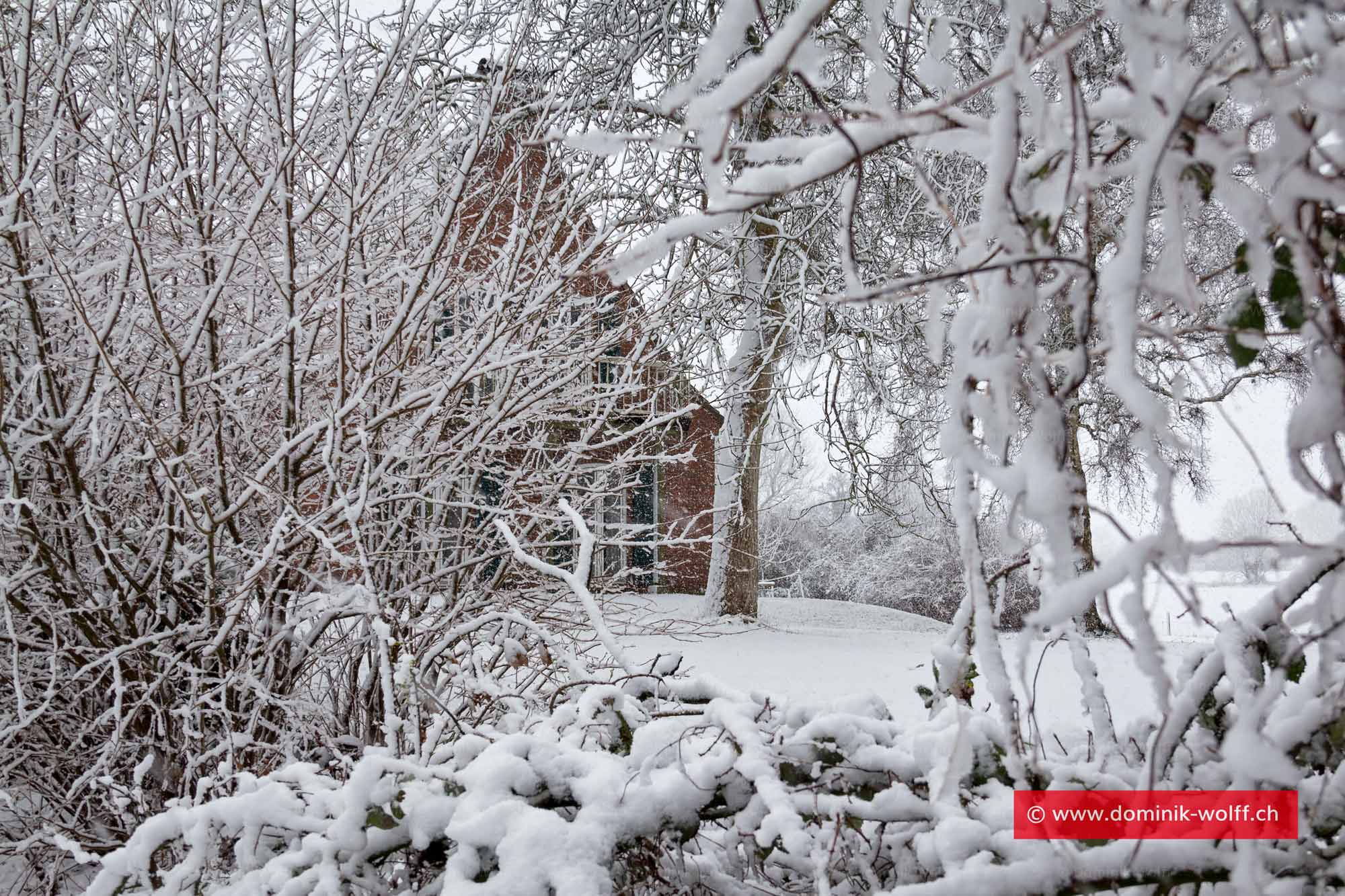 Bild + Foto - Ostseedorf Brodten im Winterkleid