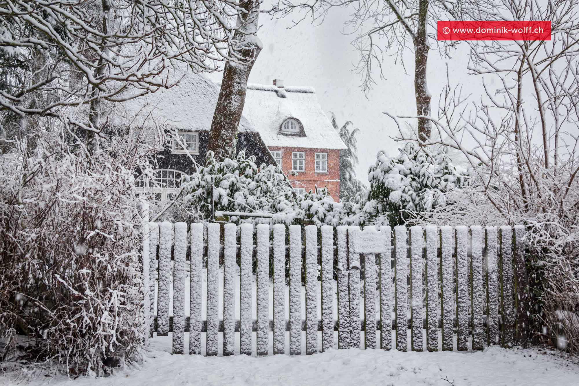 Ostseedorf Brodten im Winter