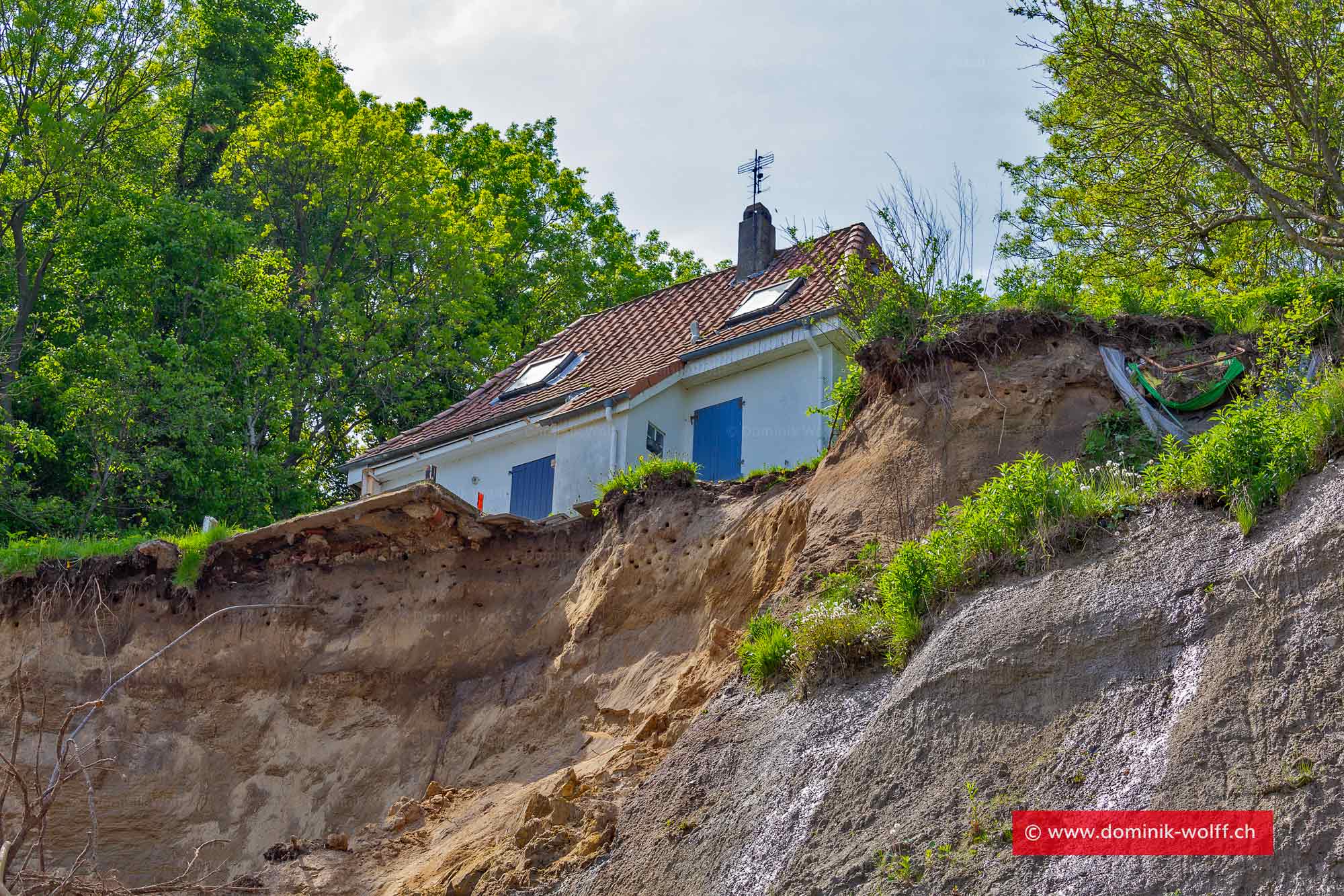 Abrisshaus am Brodtener Steilufer