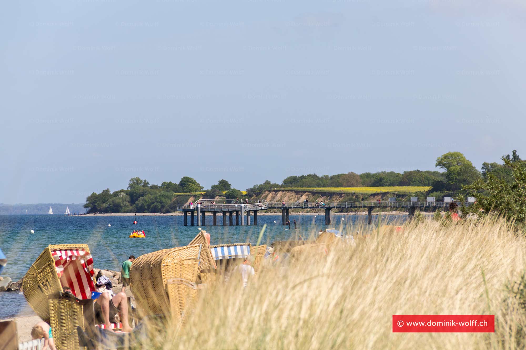 Blick von Niendorf zum Brodtener Steilufer