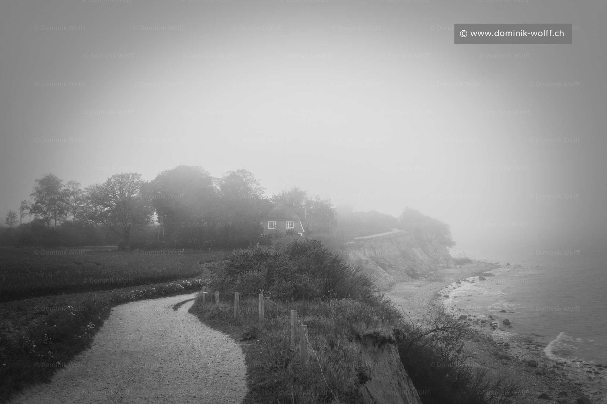 Bild + Foto - Dichter Nebel an der Ostsee in Schleswig-Holstein