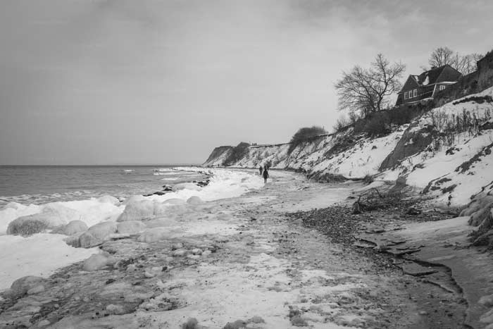 Brodtener Steilufer im Winter