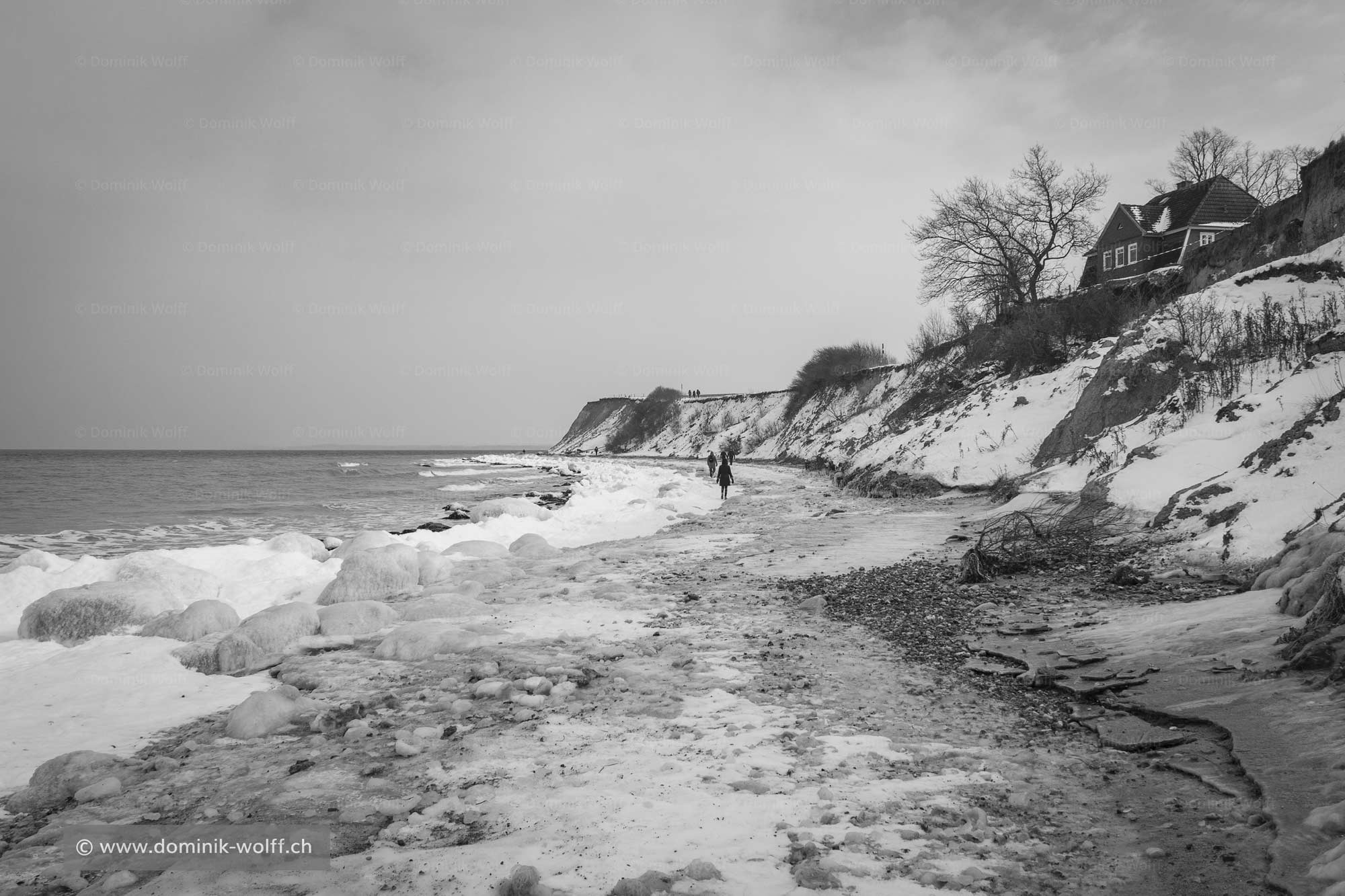 Brodtener Steilufer im Winter