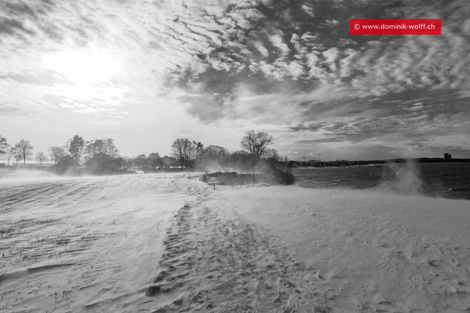 Bild + Foto - Wintersturm am Timmendorfer Strand