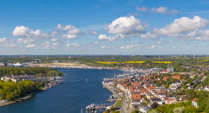 Hoch über Lübeck Travemünde