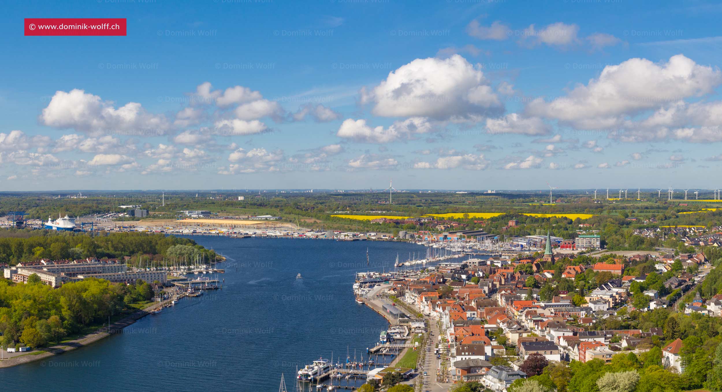 Hoch über Lübeck Travemünde