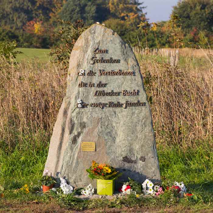 Gedenkstein in Travemünde/Ostsee