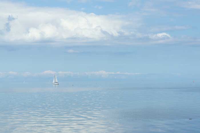 Weiter Blick über die Ostsee