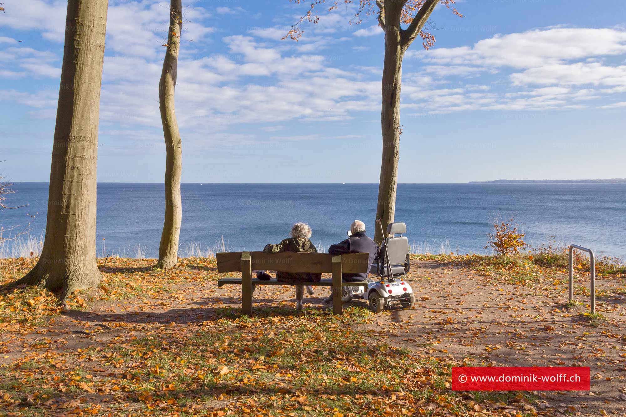 Wanderweg an der Ostsee-Steilküste