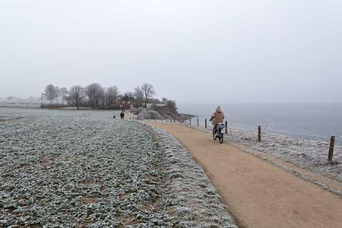 Winterliches Brodtener Steilufer