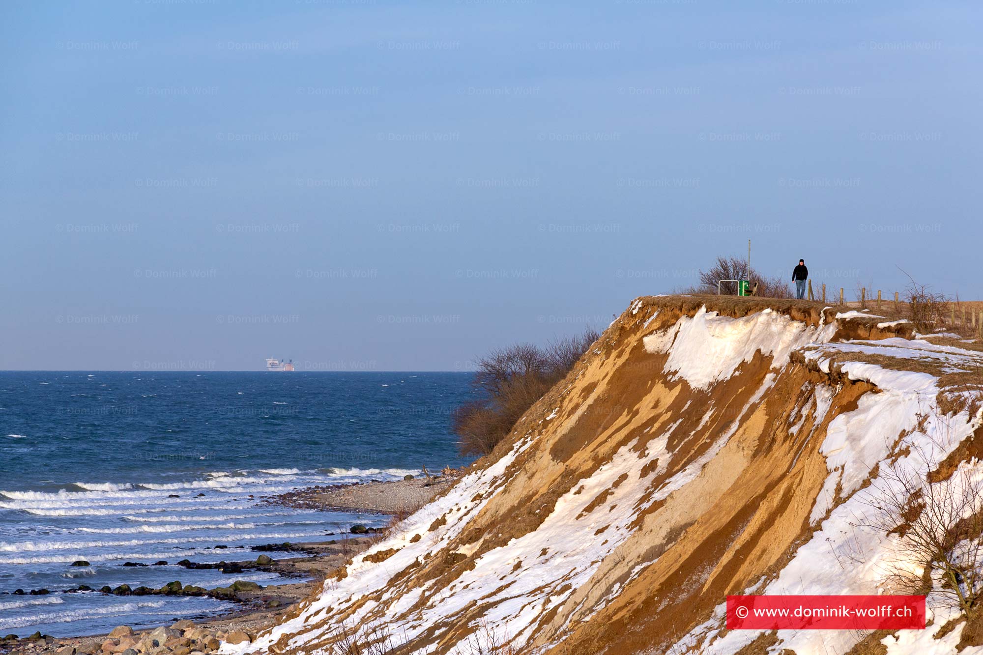 Winter am Brodtener Steilufer